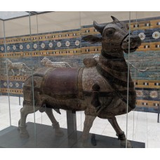 Wooden bull statue, Ishtar Gate, Pergamon Museum
